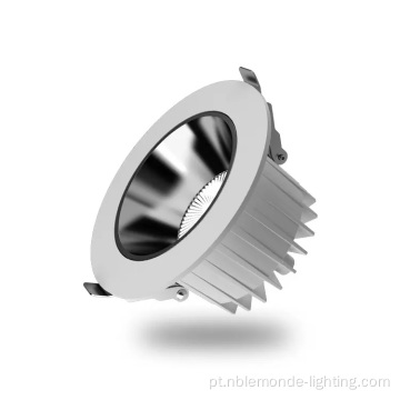 Luz de teto embutido de alumínio comercial downlight